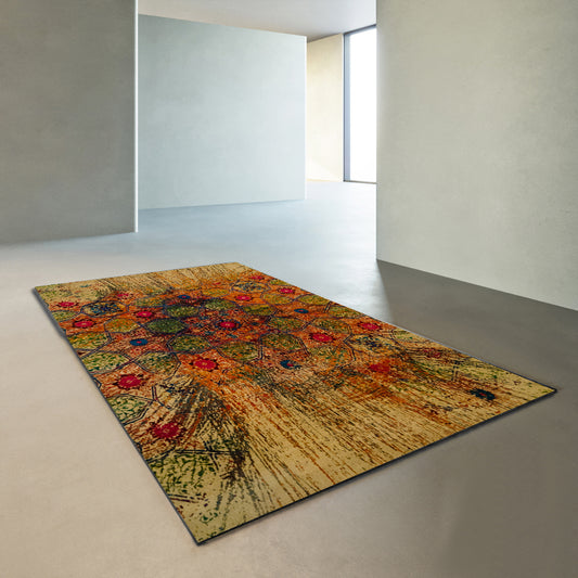 D0306 - Fusion Wool & Silk Carpet - 3.75 * 4.25